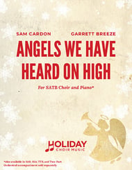 Angels We Have Heard On High SATB choral sheet music cover Thumbnail